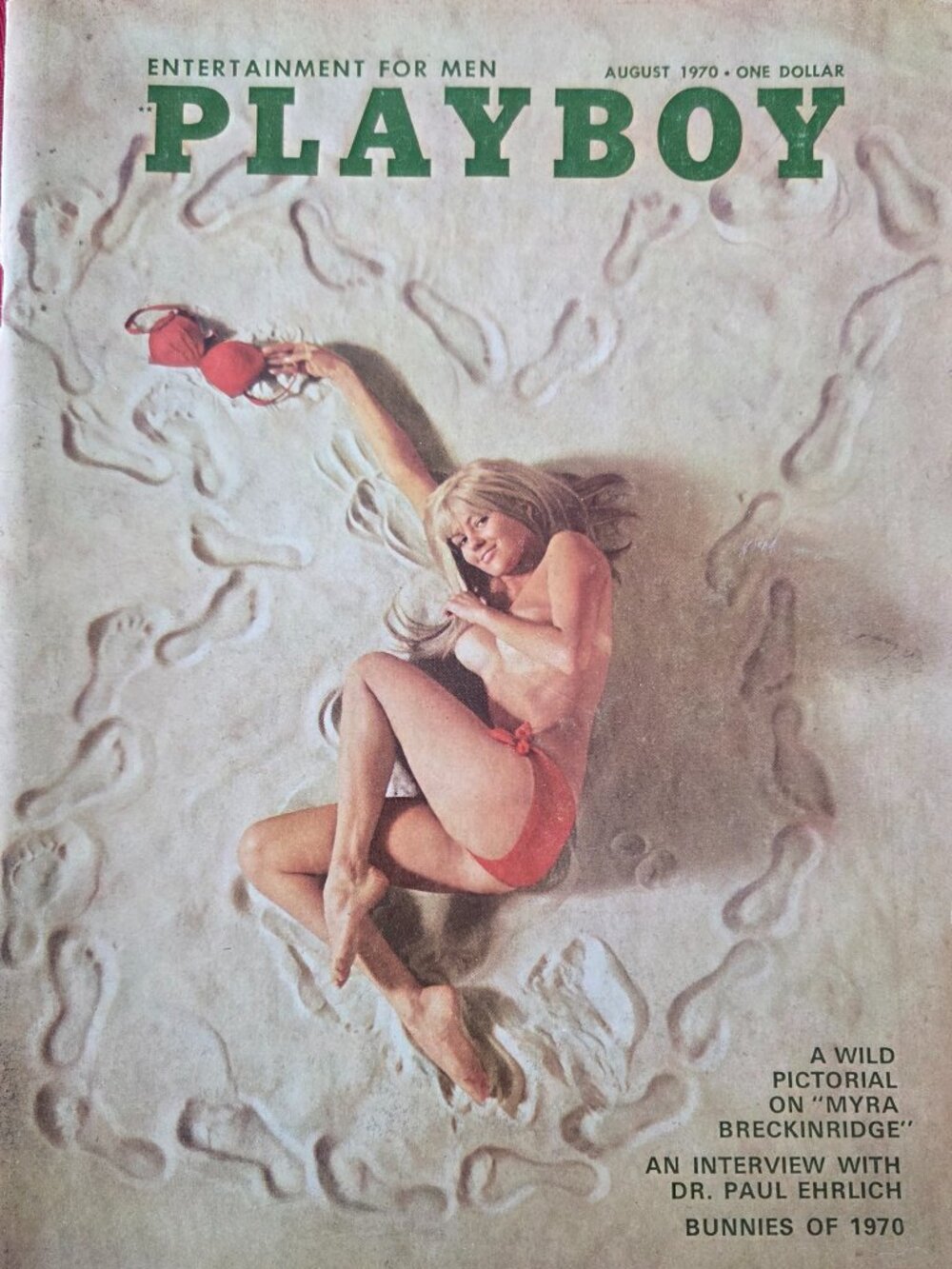 RARE, VINTAGE, AUGUST 1970 ISSUE OF PLAYBOY MAGAZINE!!!